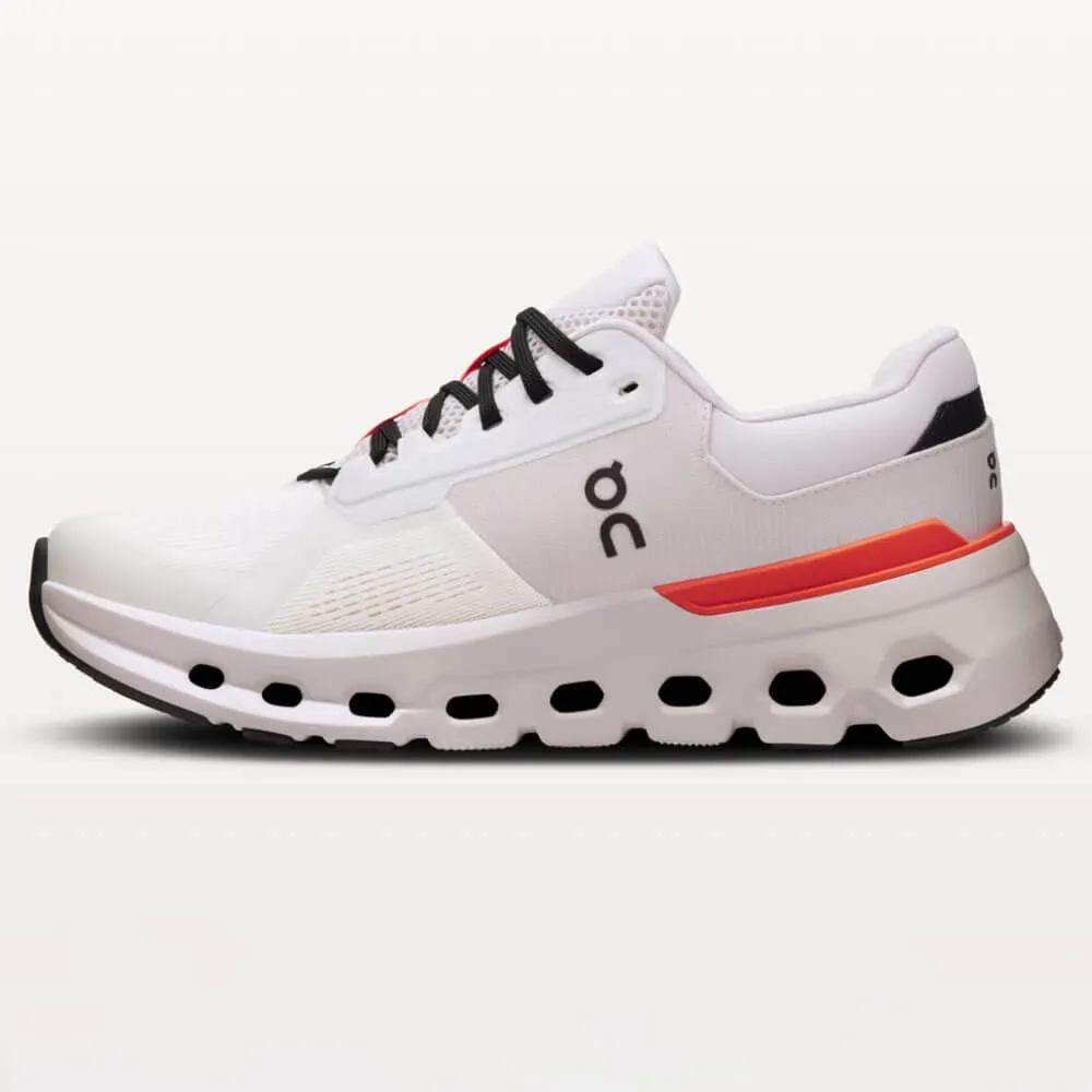 On Women's Cloudrunner 2 Shoes - White / Sand