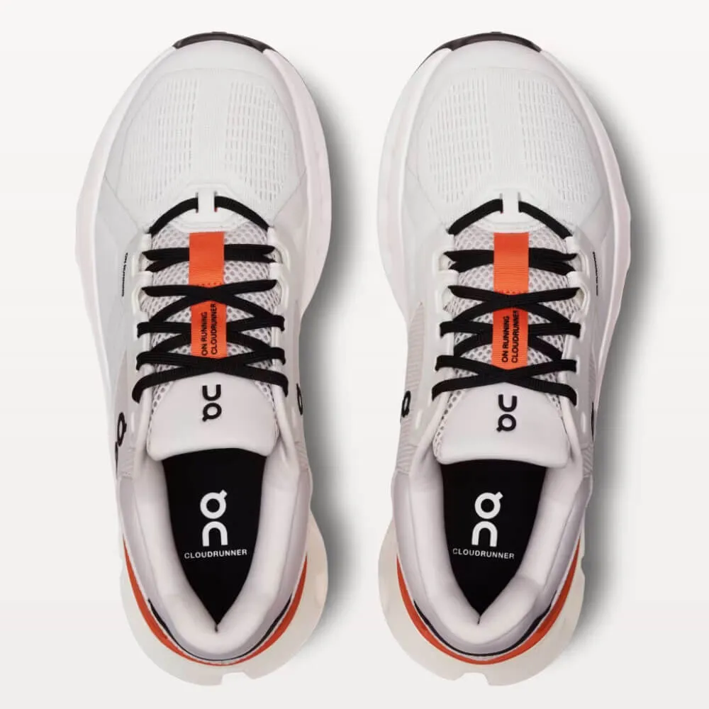 On Women's Cloudrunner 2 Shoes - White / Sand