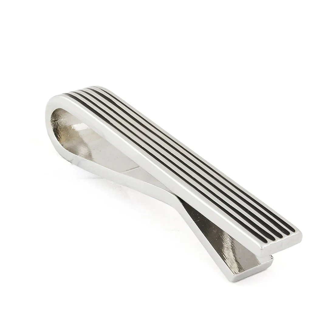 Peluche Enamel Striped Super Sleek Tie Pin