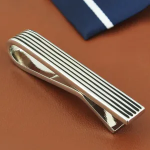 Peluche Enamel Striped Super Sleek Tie Pin