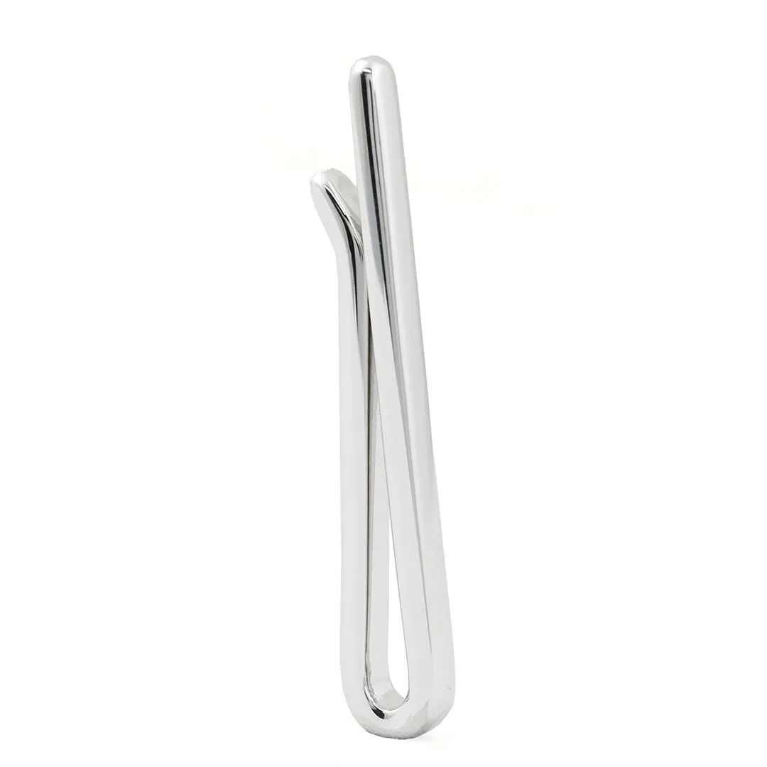Peluche Essential Silver Super Sleek Tie Pin