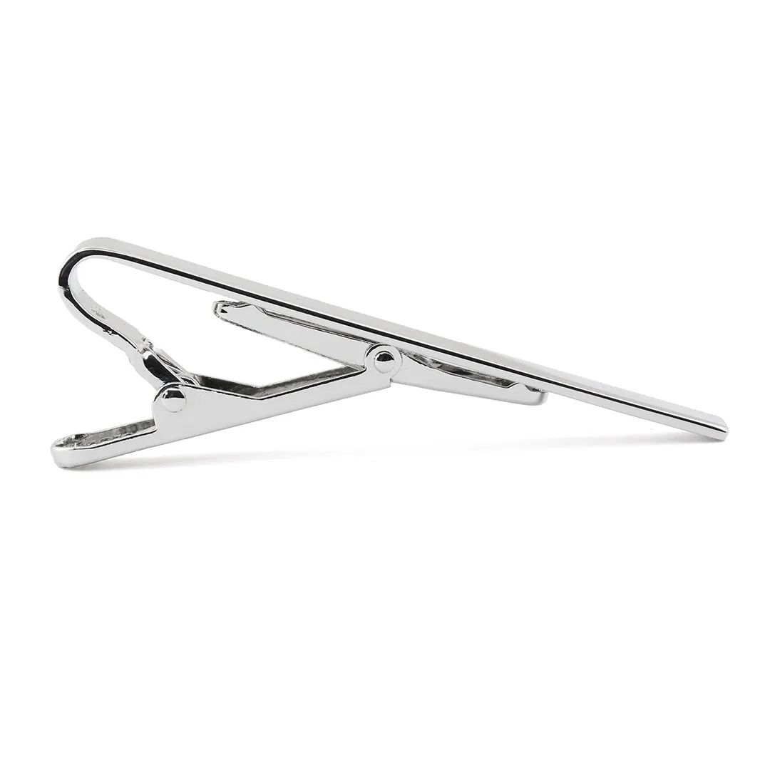 Peluche Sleek & Sexy Silver Tie Pin for Men