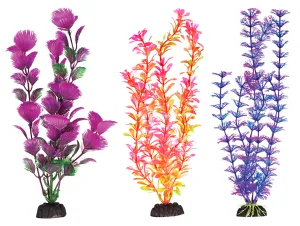 Penn Plax Colorful Plant 6 Pack 12 Inch