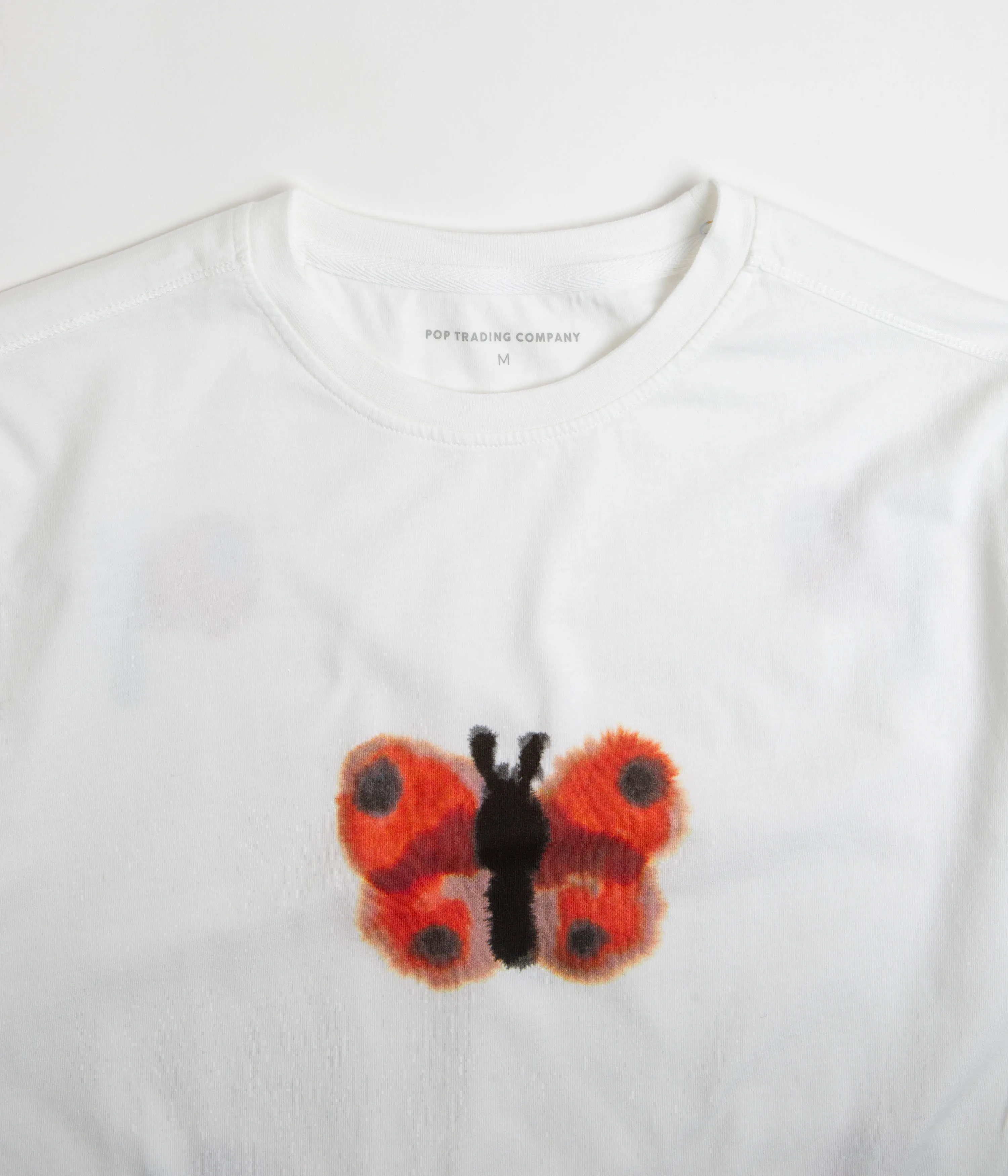 Pop Trading Company ROP Butterfly T-Shirt - White