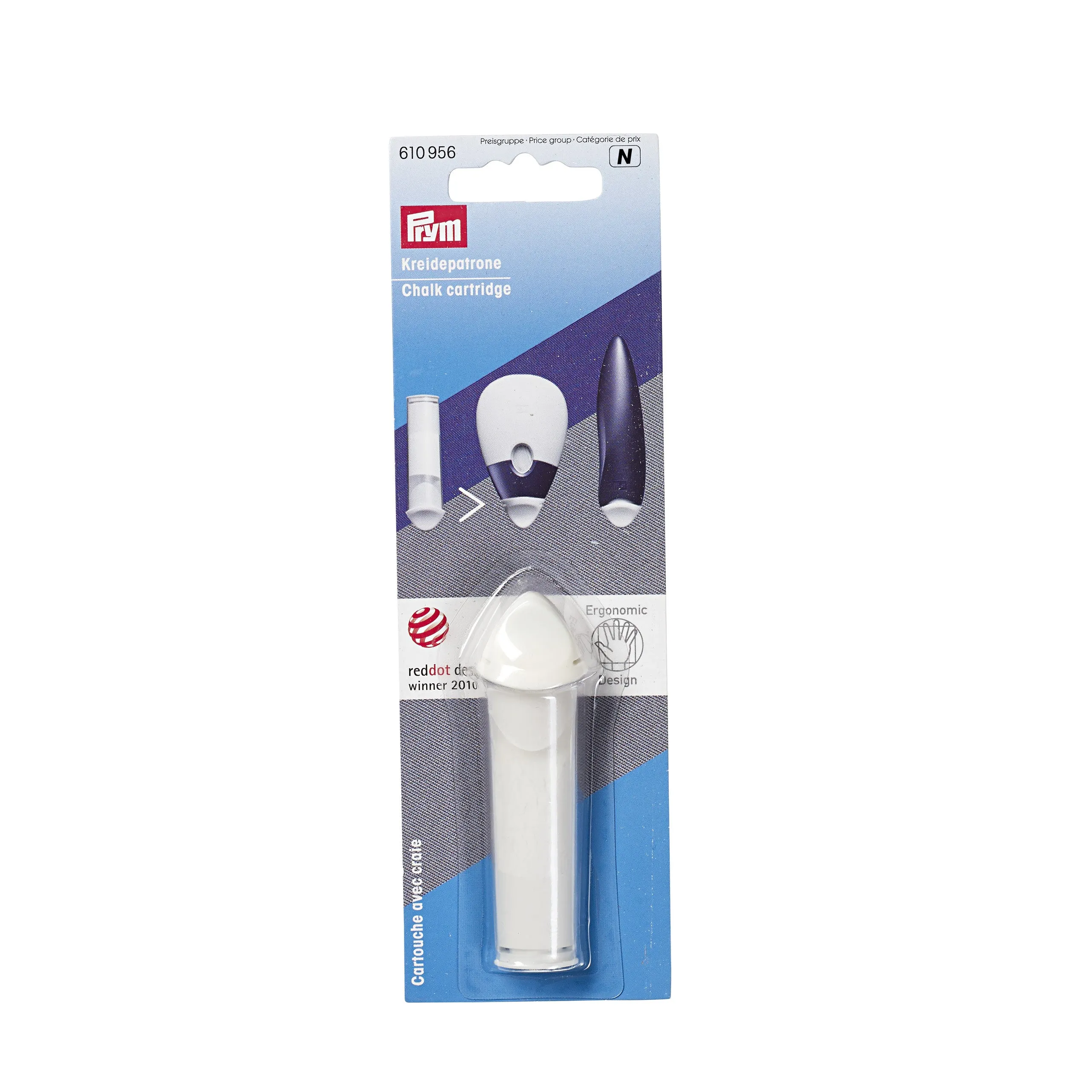 Prym Ergonomic Chalk Wheel Stick and Refills