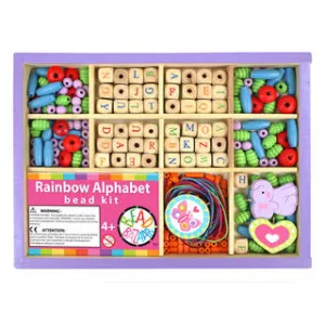 Rainbow Alphabet Bead Kit
