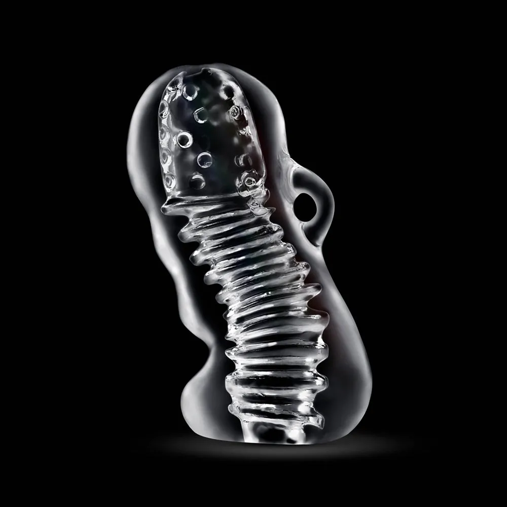 RIZE! Squeezy Ergonomic Stroker Clear