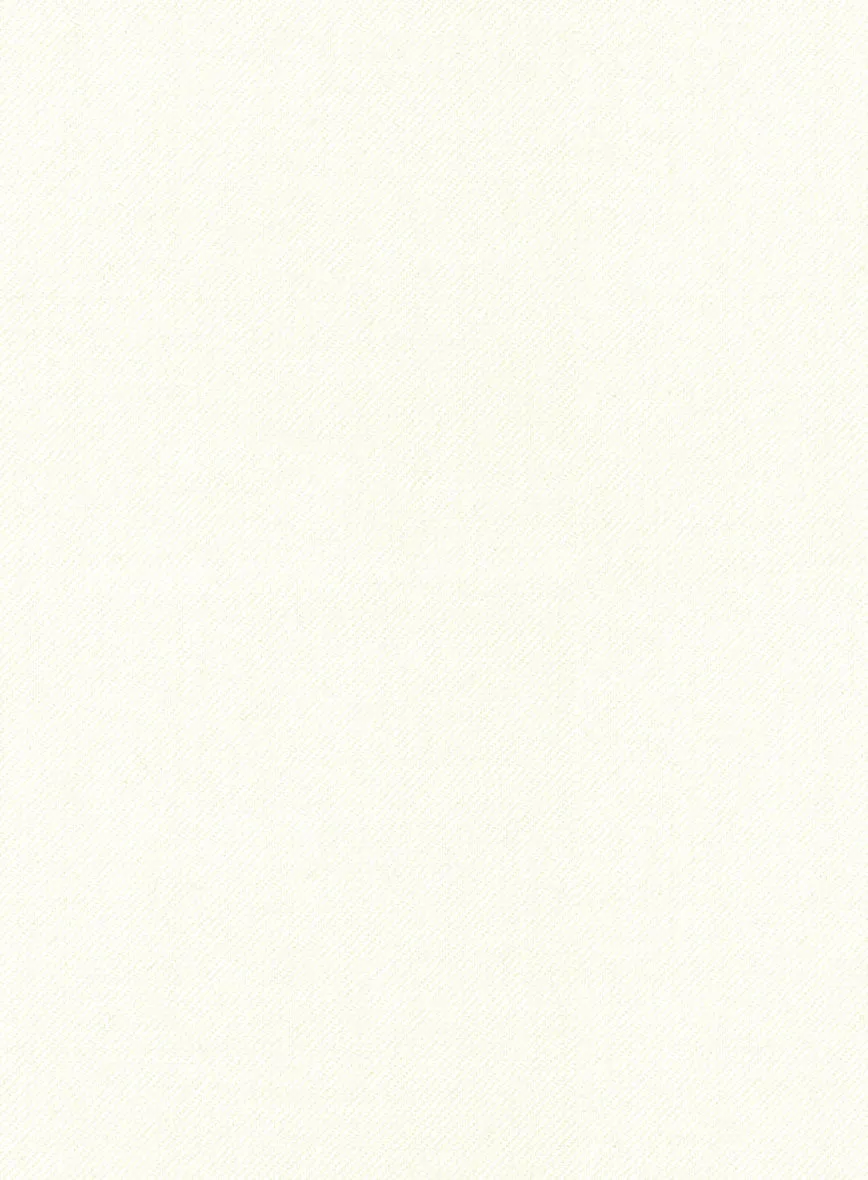 Scabal Ivory Wool Suit