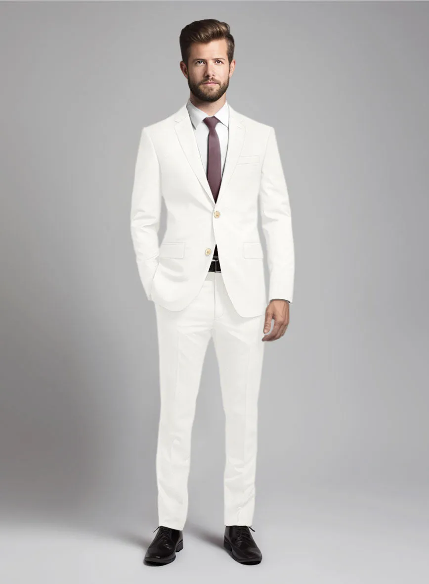 Scabal Ivory Wool Suit