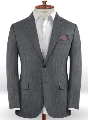Scabal Peruzi Gray Wool Jacket