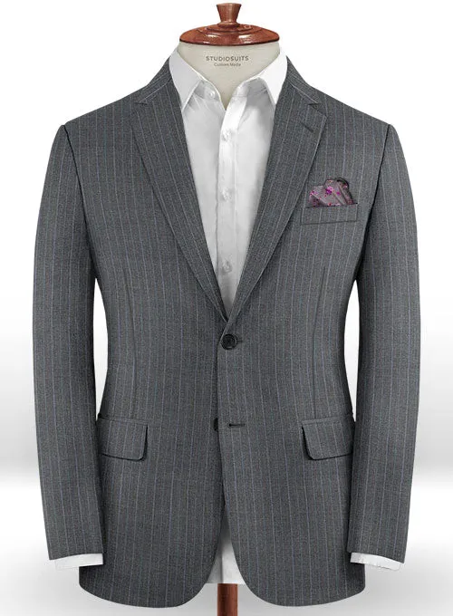 Scabal Peruzi Gray Wool Jacket