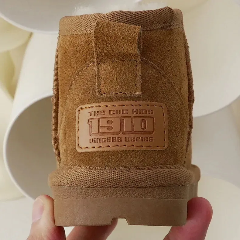 Slip-On Ankle Snow Boots