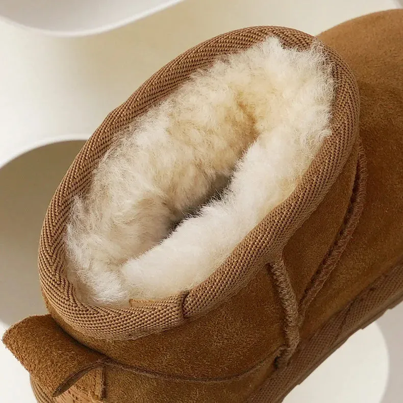 Slip-On Ankle Snow Boots