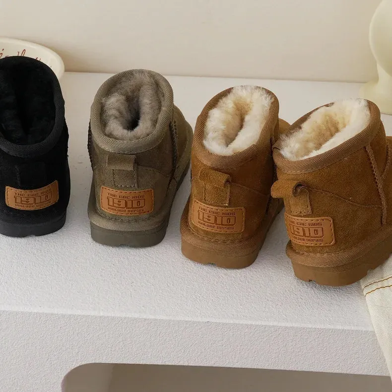 Slip-On Ankle Snow Boots