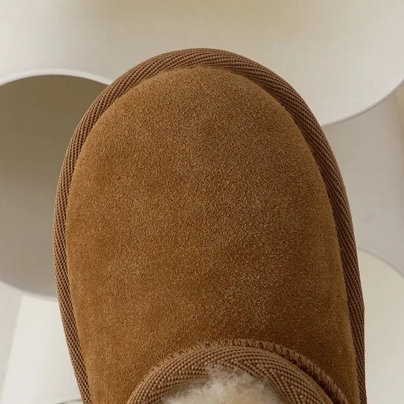 Slip-On Ankle Snow Boots
