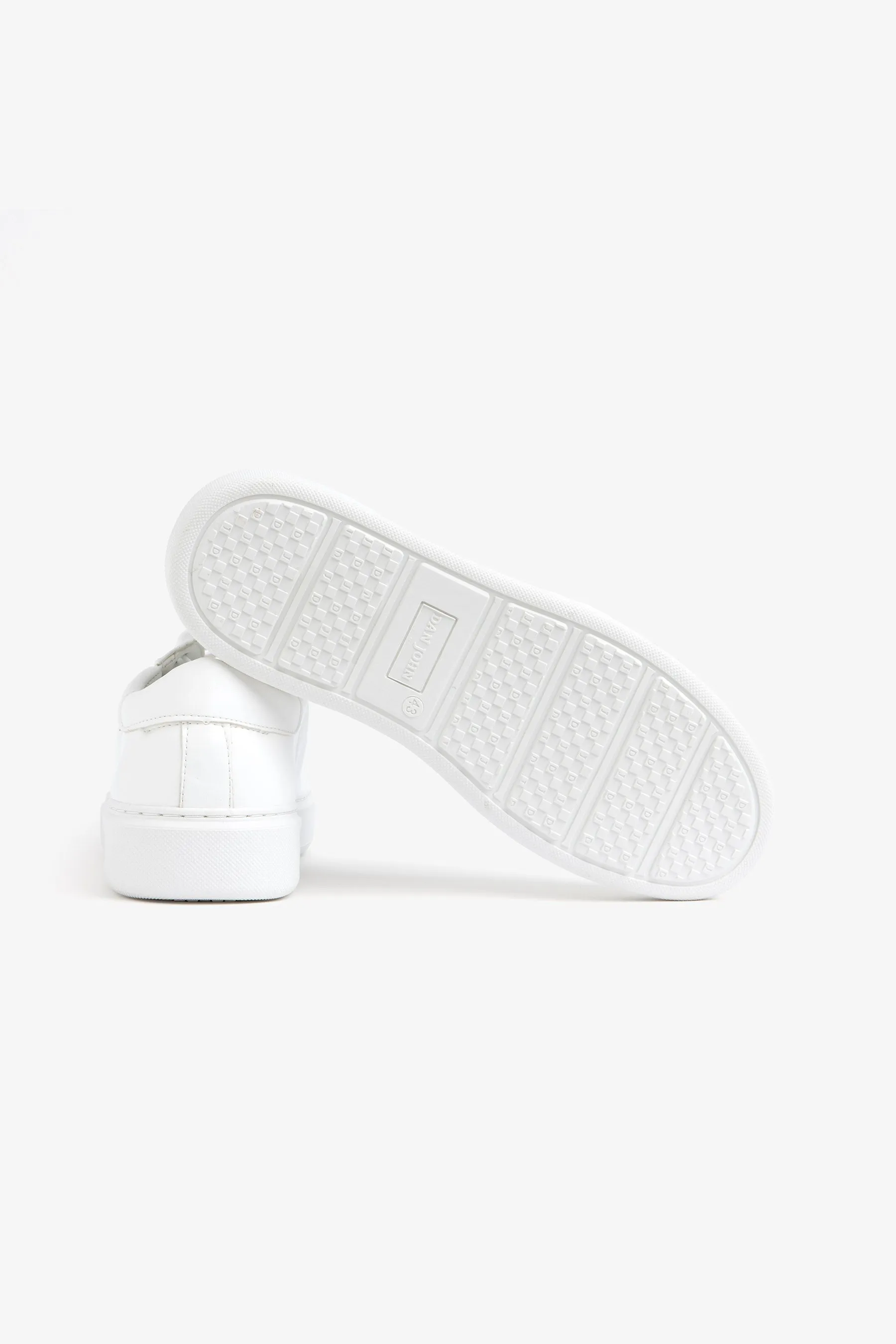 Sneakers in ecopelle panna