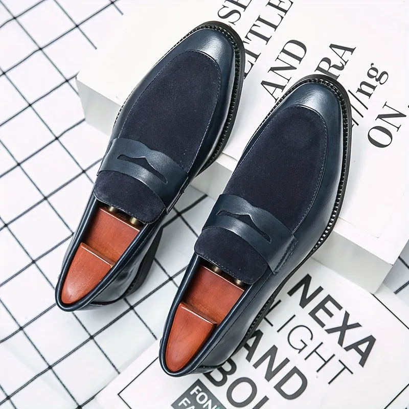 Solid Color Slip-On Loafers