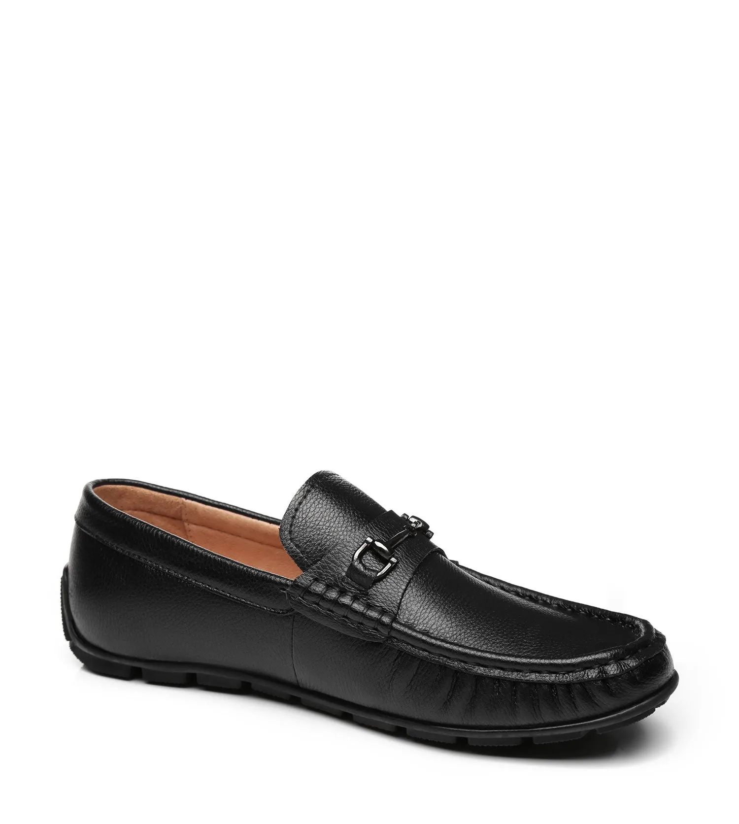 TARRAMARRA Leather Black Loafers Men Colin