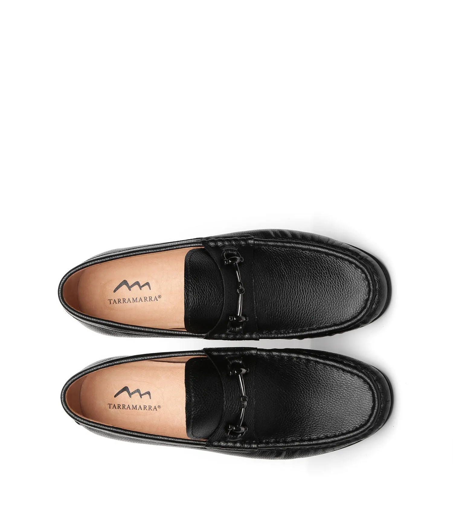 TARRAMARRA Leather Black Loafers Men Colin
