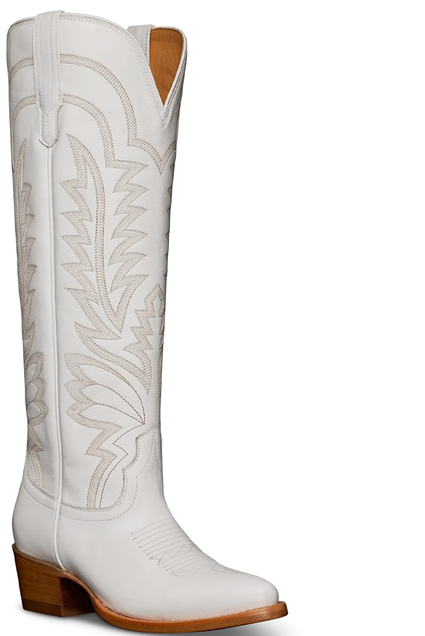 Tecovas Abby Cowgirl Boots - Snow