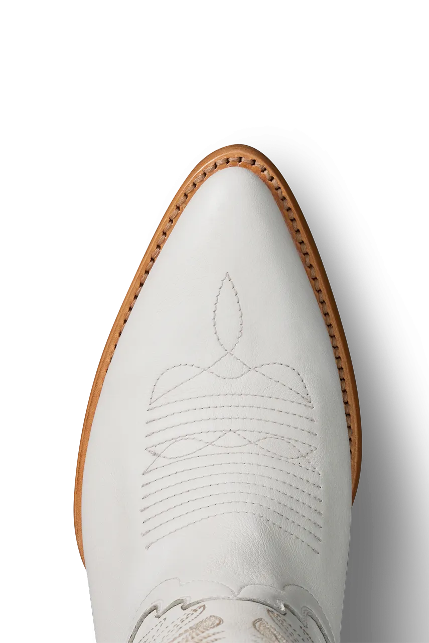 Tecovas Abby Cowgirl Boots - Snow