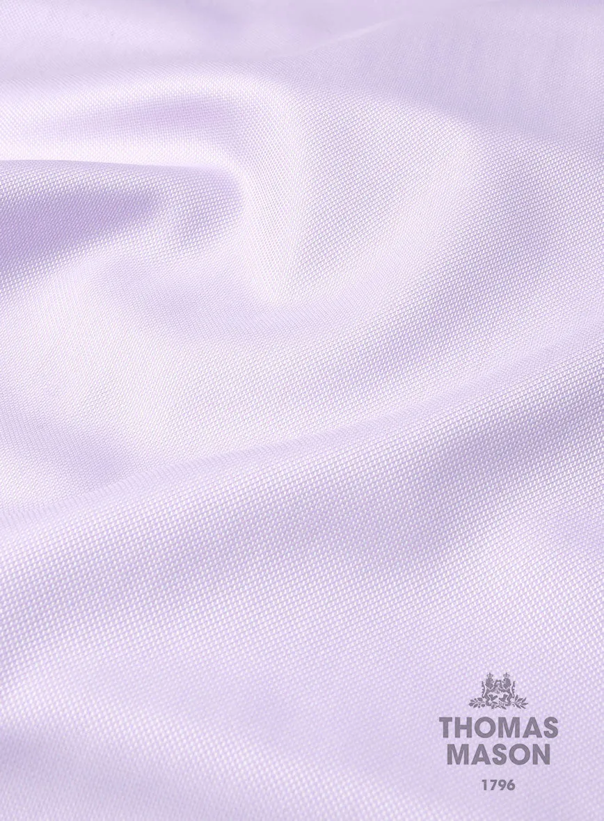Thomas Mason Lavender Oxford Shirt