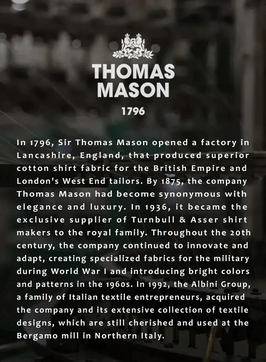 Thomas Mason Lavender Oxford Shirt