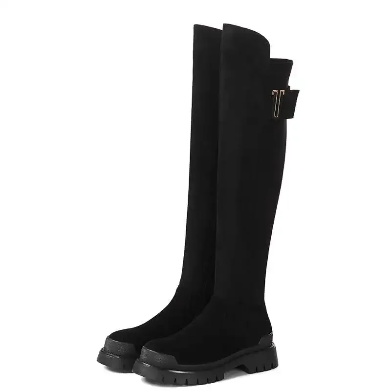USS Shoes Capetillo Women's Square Heel Long Boots