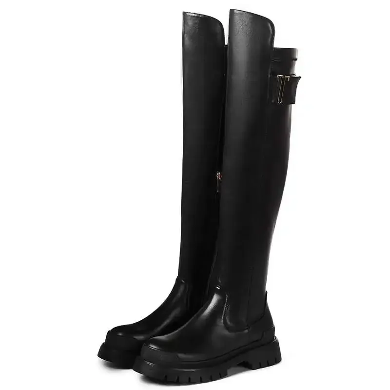 USS Shoes Capetillo Women's Square Heel Long Boots