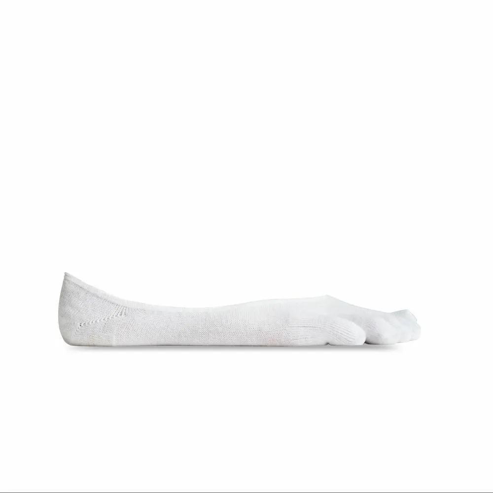 Vibram 5Toe Unisex Five Fingers Socks in White - Coolmax - Flexible