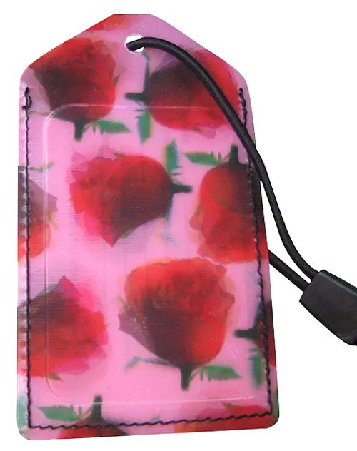 z Luggage Tag: Roses